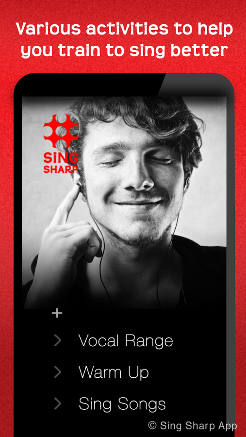 Sing Sharp menu