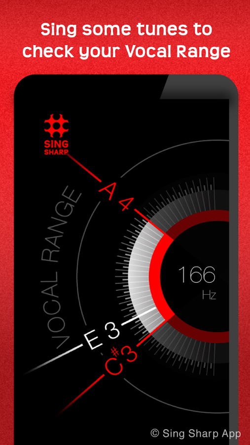 Sing Sharp vocal range