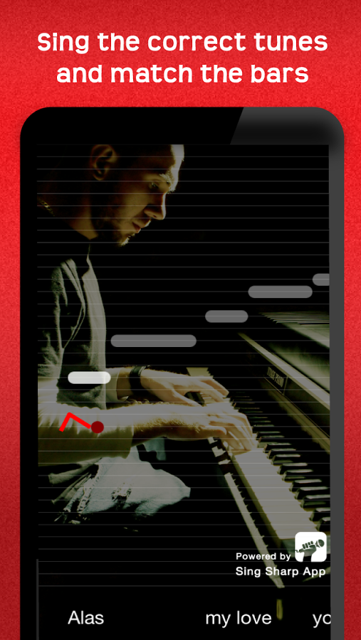 Sing Sharp sing correct tune
